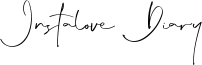 Instalove Diary Font