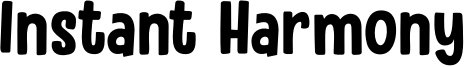 Instant Harmony Font