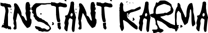 Instant Karma Font