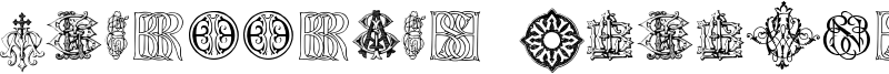 Intellecta Monograms Random Samples Ten  Font