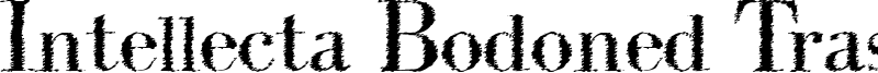 Intellecta Bodoned Trash Font