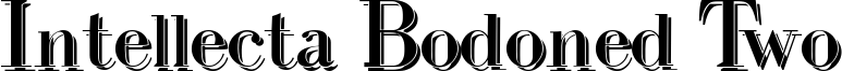 Intellecta Bodoned Two Font