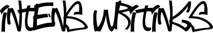 Intens Writings Font