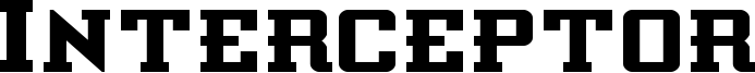 Interceptor Font