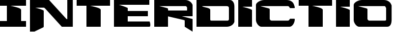 Interdiction Font