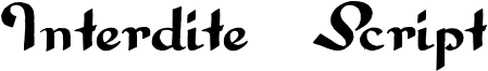 Interdite Script.otf