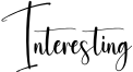 Interesting Font