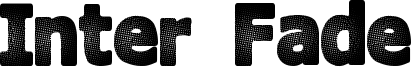 Inter Fade Font