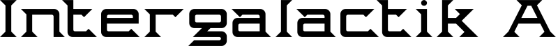 Intergalactik Airlines Font