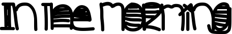 In The Morming Font