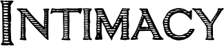 Intimacy Font