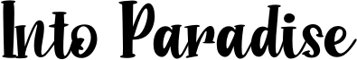 Into Paradise Font