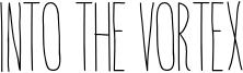 Into the Vortex Font