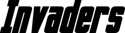 Invaders Bold Italic.otf