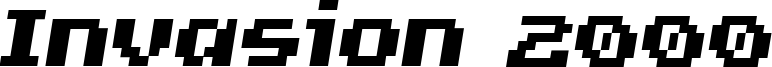 Invasion 2000 Font