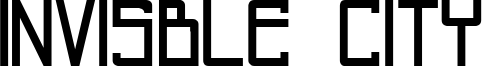 Invisble City Font