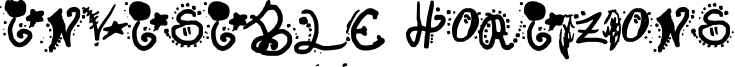 Invisible Horizons Font
