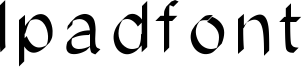 Ipadfont Font