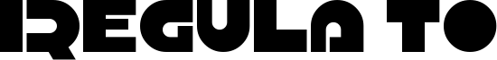 Iregula To Font