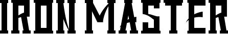 Iron Master Font