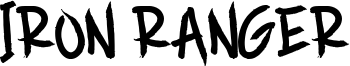 Iron Ranger Font