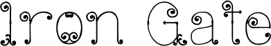 Iron Gate Font