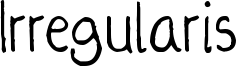 Irregularis.ttf