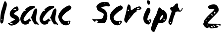 Isaac Script 2 Font