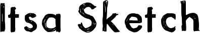 Itsa Sketch Font