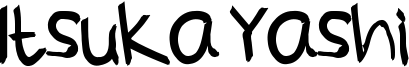 Itsuka Yashi Font