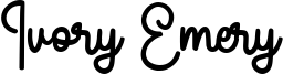 Ivory Emery Font