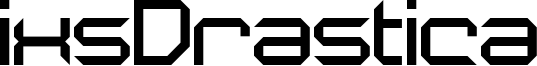 ixsDrastica Font