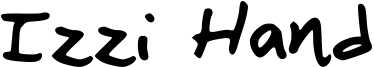 IzziHand.ttf