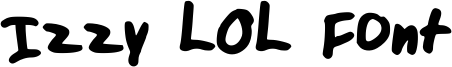Izzy LOL Font Font