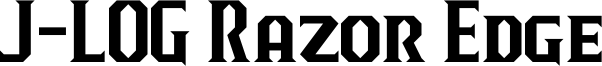 J-LOG Razor Edge Small Caps.otf