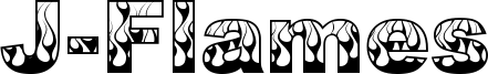 J-Flames Font