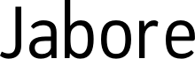 Jabore Font