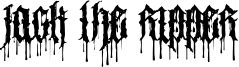 Jack the Ripper Font