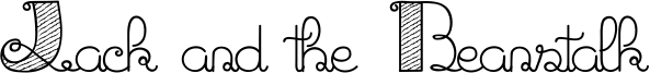 Jack and the Beanstalk Font