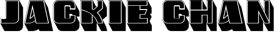 Jackie Chan Font