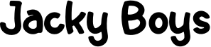 Jacky Boys Font