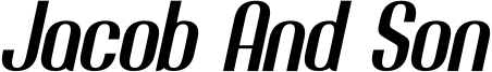 Jacob And Son Font