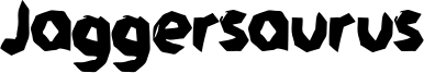 Jaggersaurus Font