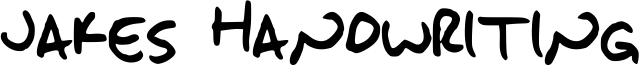 Jakes Handwriting Font