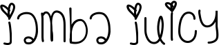 Jamba Juicy Font