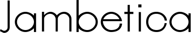 Jambetica Light.ttf