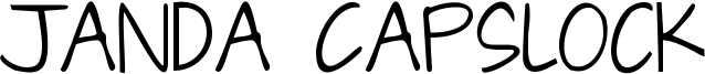Janda Capslock Font