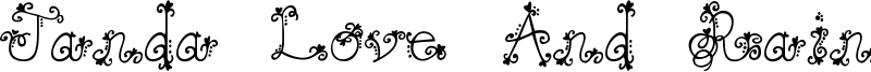 Janda Love And Rain Font