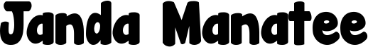 Janda Manatee Font