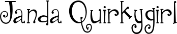 Janda Quirkygirl Font